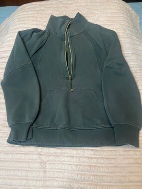 lululemon athletica Forest Green Half-Zip Pullover Sweatshirt